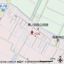 福岡県柳川市大浜町243周辺の地図