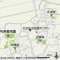 福岡県みやま市高田町竹飯1246周辺の地図