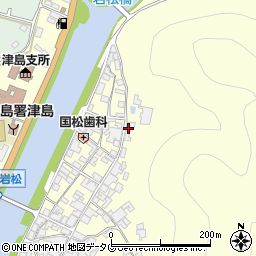 文六餅周辺の地図