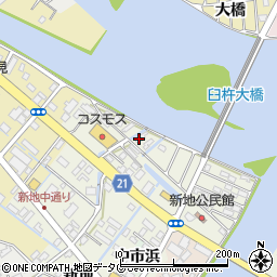 大分ヤクルト販売株式会社　臼杵センター周辺の地図
