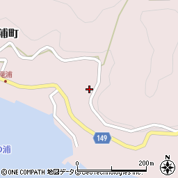 長崎県佐世保市庵浦町830-2周辺の地図