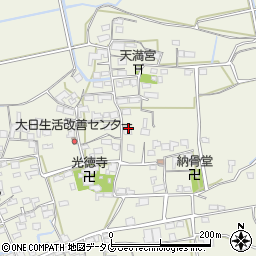 福岡県みやま市高田町竹飯1116周辺の地図