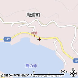 長崎県佐世保市庵浦町1019-3周辺の地図