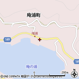 長崎県佐世保市庵浦町1019-3周辺の地図