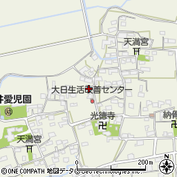 福岡県みやま市高田町竹飯1139周辺の地図
