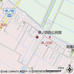 福岡県柳川市大浜町168周辺の地図