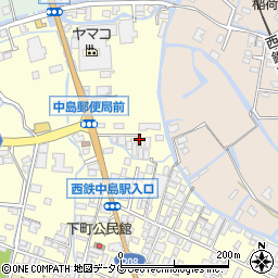 福岡県柳川市大和町中島487周辺の地図