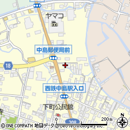 福岡県柳川市大和町中島490周辺の地図
