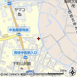 福岡県柳川市大和町中島485-1周辺の地図