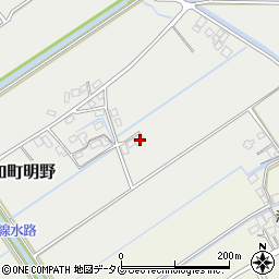 福岡県柳川市大和町明野1416周辺の地図