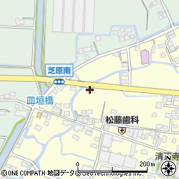 福岡県柳川市大和町中島126周辺の地図