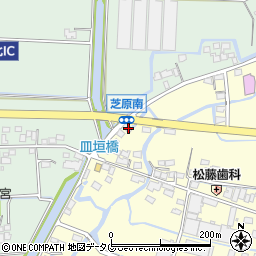福岡県柳川市大和町中島425周辺の地図