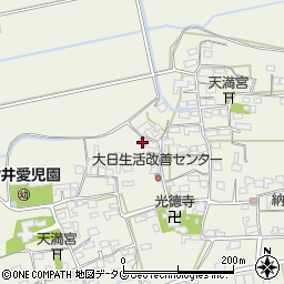 福岡県みやま市高田町竹飯1236周辺の地図