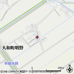 福岡県柳川市大和町明野3283周辺の地図