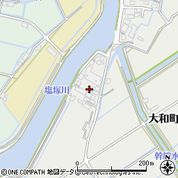 福岡県柳川市大和町明野1569-2周辺の地図