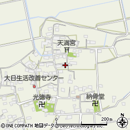 福岡県みやま市高田町竹飯1094周辺の地図