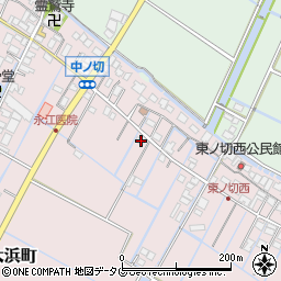 福岡県柳川市大浜町207周辺の地図
