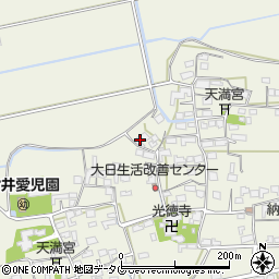 福岡県みやま市高田町竹飯1234周辺の地図