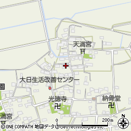 福岡県みやま市高田町竹飯1220周辺の地図