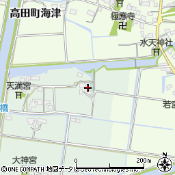 福岡県みやま市瀬高町太神1869周辺の地図