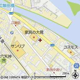 大分県臼杵市江無田24周辺の地図