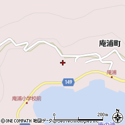 長崎県佐世保市庵浦町1348周辺の地図