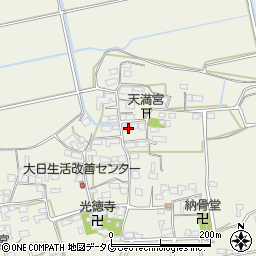 福岡県みやま市高田町竹飯1091周辺の地図