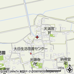 福岡県みやま市高田町竹飯1209周辺の地図