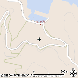 大分県臼杵市泊ケ内周辺の地図