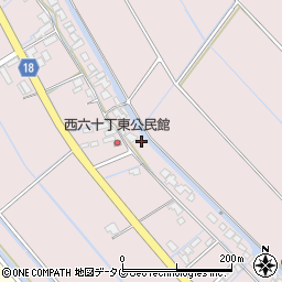 福岡県柳川市大浜町971周辺の地図
