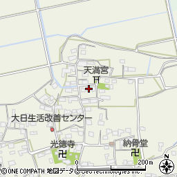 福岡県みやま市高田町竹飯1068周辺の地図