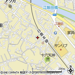 大分県臼杵市江無田437周辺の地図