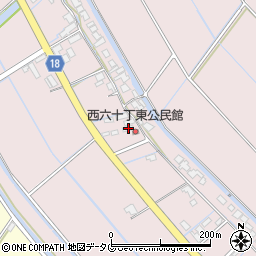 福岡県柳川市大浜町1059周辺の地図