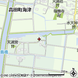 福岡県みやま市瀬高町太神1857周辺の地図