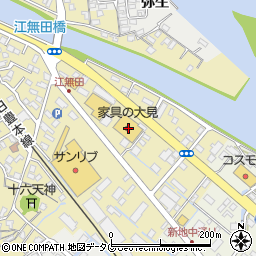 大分県臼杵市江無田249周辺の地図