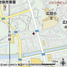 西日本新聞エリアセンター　早岐南周辺の地図