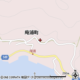 長崎県佐世保市庵浦町1050周辺の地図