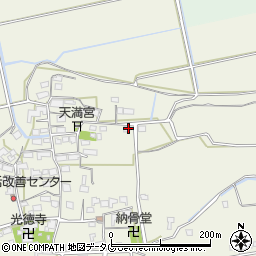福岡県みやま市高田町竹飯1021周辺の地図