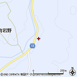 熊本県山鹿市鹿北町岩野2022周辺の地図