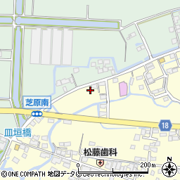 福岡県柳川市大和町中島433周辺の地図