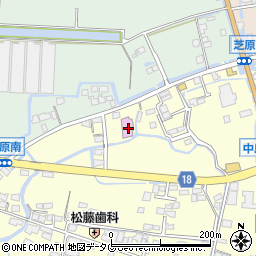 福岡県柳川市大和町中島439周辺の地図