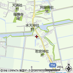 福岡県みやま市高田町海津1537周辺の地図
