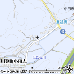 佐賀県武雄市西川登町大字小田志17527周辺の地図