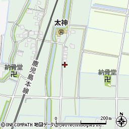 福岡県みやま市瀬高町太神1683周辺の地図