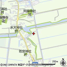 福岡県みやま市高田町海津749周辺の地図