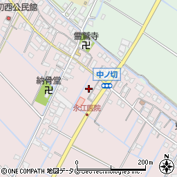 福岡県柳川市大浜町287周辺の地図