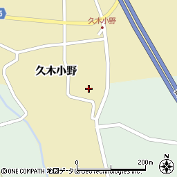 大分県臼杵市久木小野76周辺の地図