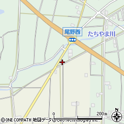 福岡県みやま市山川町尾野1458周辺の地図
