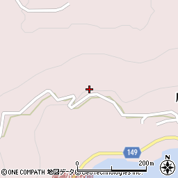 長崎県佐世保市庵浦町1257周辺の地図