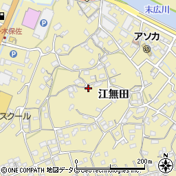 大分県臼杵市江無田785周辺の地図